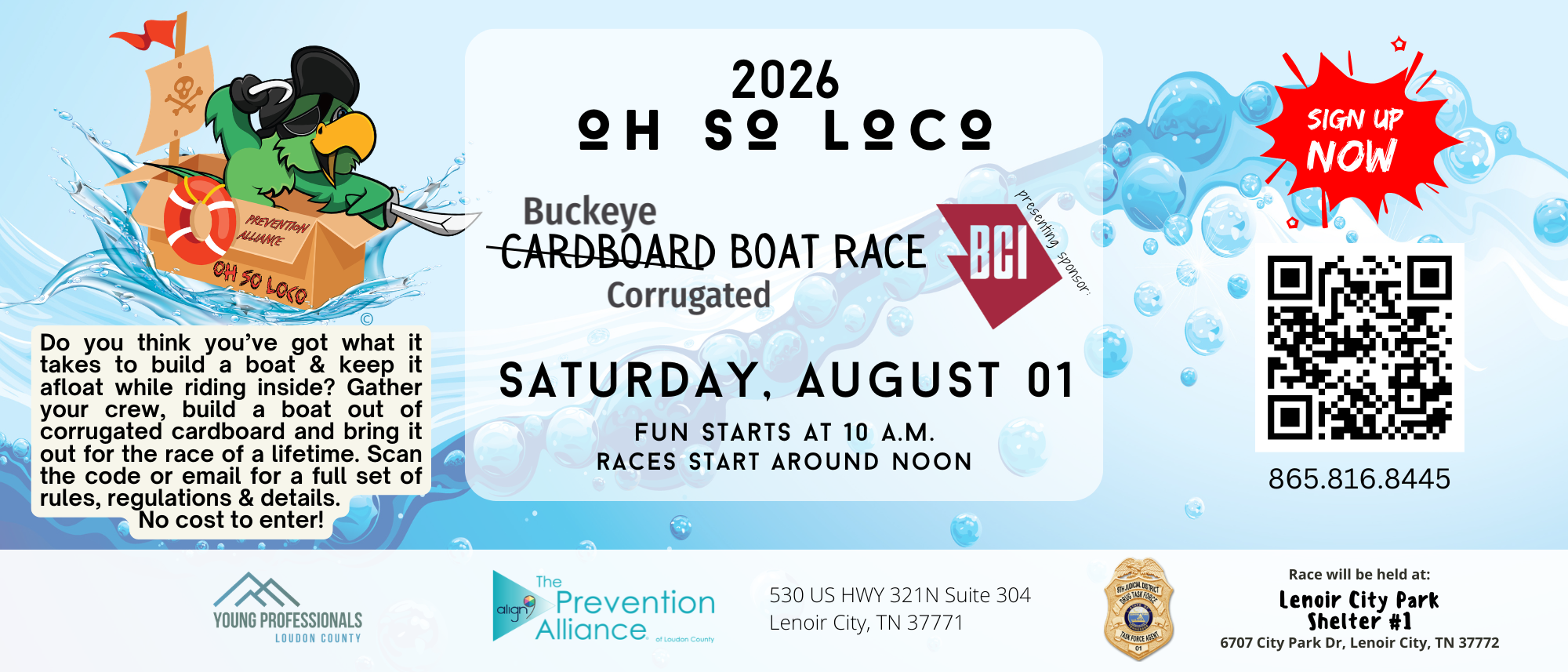 Boat Race sign up 2026